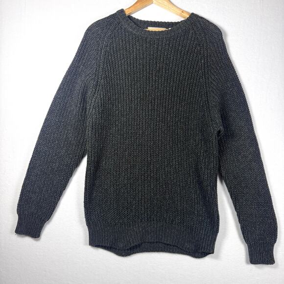 Vintage BLAKE&MANLEY Slouchy Grandpa Sweater Ramie Cotton Knit Pullover Size L - Picture 1 of 4
